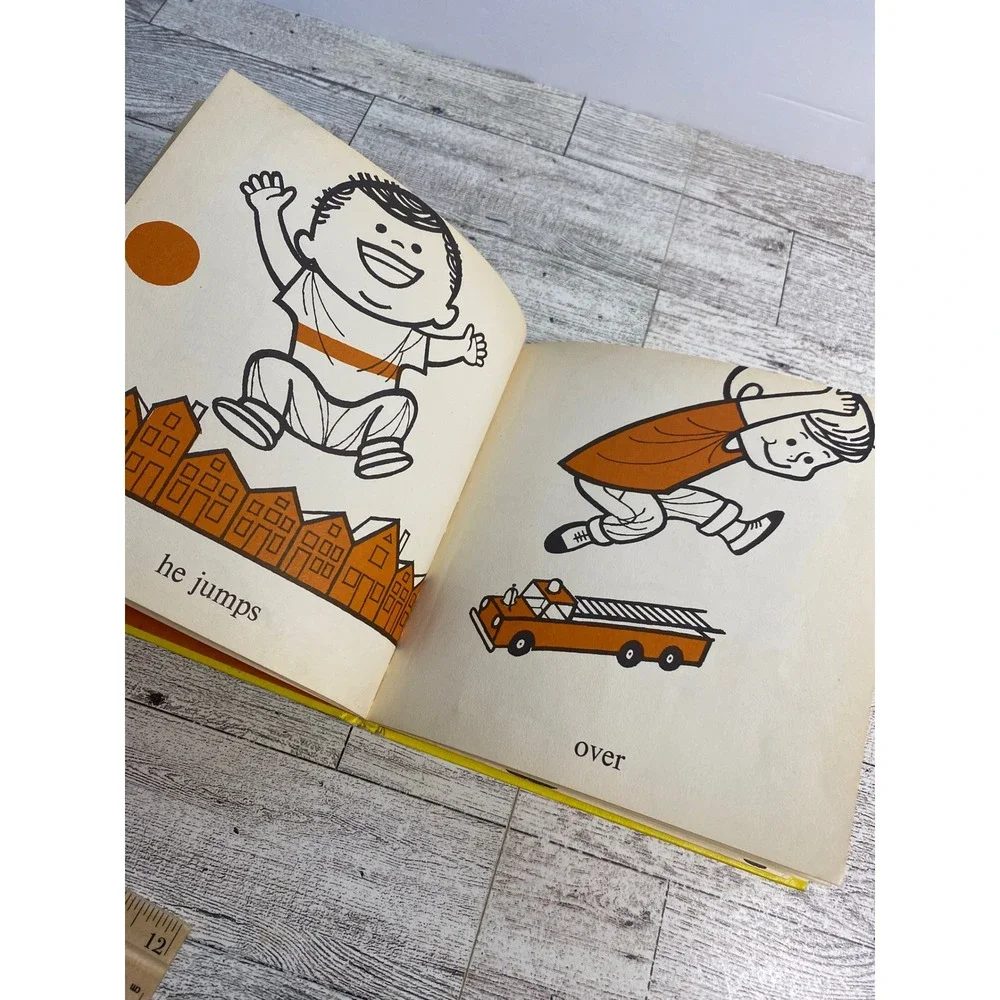 Jumping by Karen Stephens 1965 Early-Start Preschool Reader Wonder Books Vintage